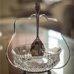 Elegant Silver Plated Serving Set